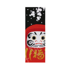 46-368 : Cotton 100％ Tenugui 100ｘ35cm Daruma