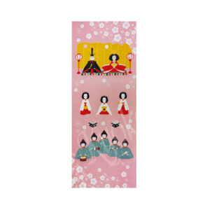 46-371 : Cotton 100％ Tenugui 88ｘ35cm Hinamatsuri