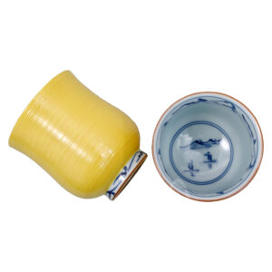 10-142: Teebecher Itome, gelb, ø = 7 cm; H = 8,5 cm