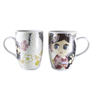 10-481: Maiko-Mug, pink, ø = 7,8 cm; H = 10 cm