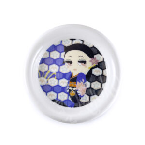 10-484: kl. Teller Maiko, schwarz, ø=10,8 cm