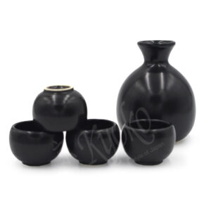 10-861 : 1:4 Sakeset schwarz, (F) 300 ml, (C) ø = 5 cm; H = 3,8 cm