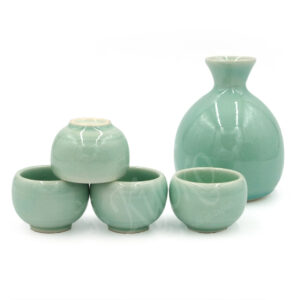 10-862 : 1:4 Sakeset Celadon, grün, (F) 300 ml (C)ø=5cm ; H=3,8cm