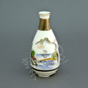 10-866 : Sakeflasche Kutani, rund, 250 ml