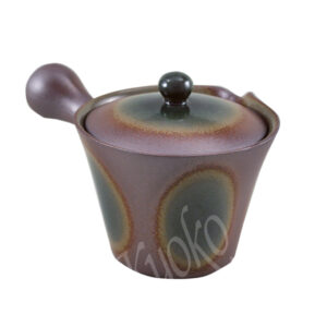 11-270 : Teepot Oribe Fuki Cupami(Kago Ami) L, Einzelsieb, braun, 420 ml