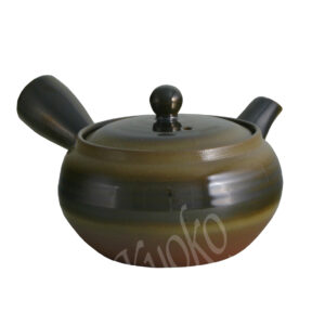 11-485 : Teepot Oribe Hiramaru mit Bodensieb, 420 ml