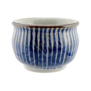 11-504 : Sakecup Tegaki Tokusa, blau, ø = 5,8 cm; H = 4 cm