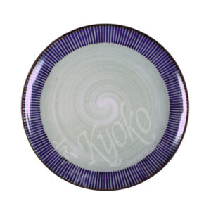 11-507 : Teller Tegaki Tokusa, groß, blau, ø=32 cm