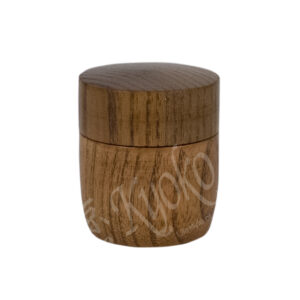 12-334 : Natsume Holz, 30 g, ø = 5,5 cm; H = 6,5 cm