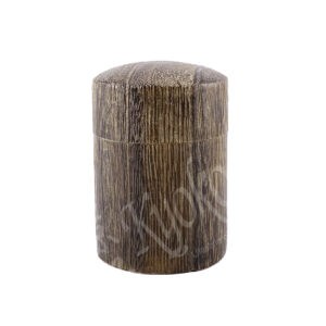 12-335 : Teedose Holz, 35 g, ø = 5,3 cm; H = 7,5 cm