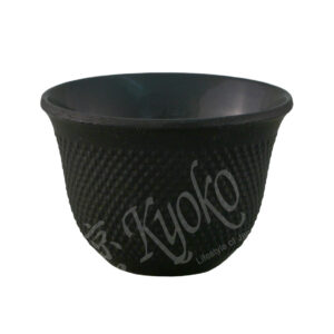 14-050 : Teecup Arare, schwarz, Gusseisen ø = 8 cm, H = 5,5 cm