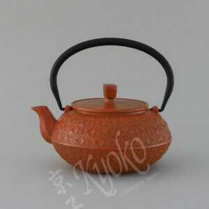 14-162 : Teekessel Grid, rot, Gusseisen 0,6l