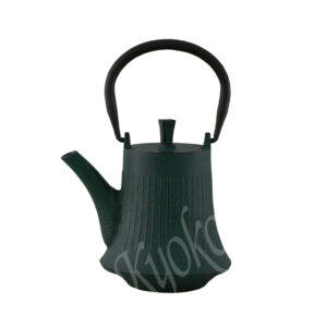 14-191 : Teekessel Take, grün, Gusseisen 0,4l