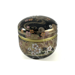 18-350: Teedose Kikusui, schwarz