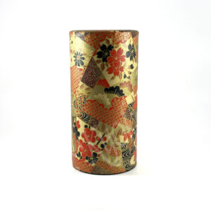 18-357: Teedose, Kogane Gold/rot, 200g