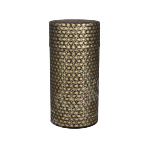 18-405 : Teedose Asanoha, Gold/schwarz, 175 g