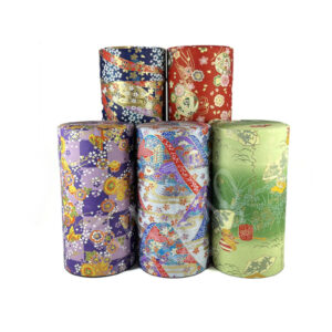 18-422 : Teedose Yuzen, bunt sortiert, 200g