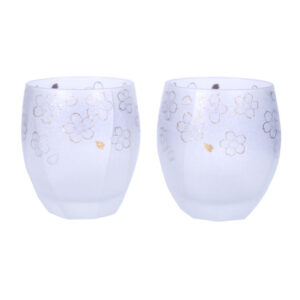 19-104 : Pair Cup Sakura, ø = 7,5 cm; H = 9,3 cm