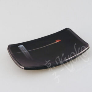 20-145 :  Platte Kanzashi S, rechteck., schwarz, 18,5 x 14,5 cm