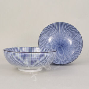 20-211 :  Schüssel Sendan Tokusa, Tayo, blau,  ø = 17,5 cm;  H = 6,6 cm