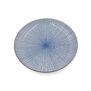 20-229 : Teller Sendan Tokusa M, blau, ø = 21,5 cm; H = 2,8 cm