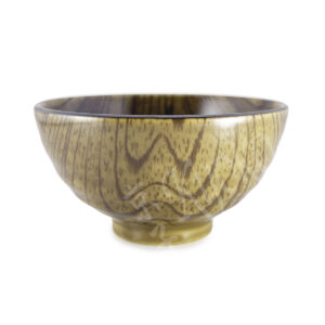 20-324 : Reisschale Holzmuster, braun,  ø = 11,5 cm; H = 5,8 cm