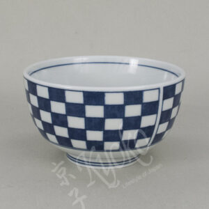 20-554 : Schale Ichimatsu S, blau karriert, ø = 13 cm; H = 7,5 cm