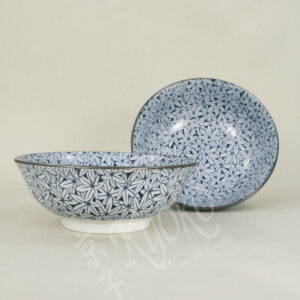 20-601 : Schüssel Momiji, blau/weiß, ø = 19,2 cm; H = 7 cm