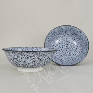 20-602 :  Schüssel Momiji, blau/weiß, ø = 20,5 cm; H = 8 cm