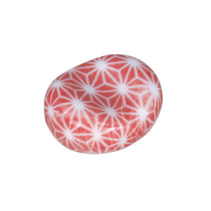 20-611 : Essstäbchenbank Mame Aka Asanoha, rot