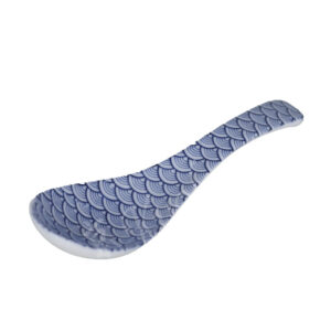 20-621 : Löffel Renge Seikaiha, blau, 4 x 14 cm