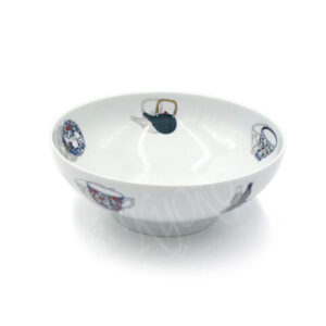 20-631 : Schale Utsuwae Yuri, flach, weiß, ø = 21 cm; H = 8,2 cm