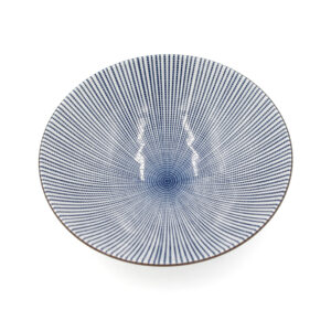 20-999 : Schüssel Sendan Tokusa L, blau, ø = 24,5 cm; H = 7,5 cm