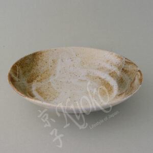 21-192 : Servierplatte Yuki Shino weiß, 22,8x5 cm