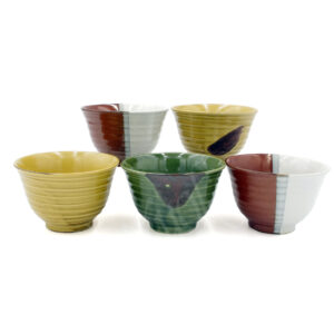 21-198 : 5 Bowls Wa, ø=12,2; H=8,4 cm