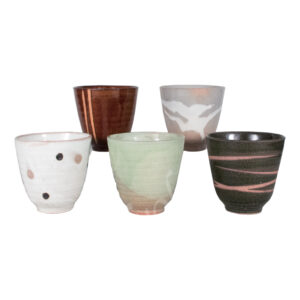 21-221: 5 Teebecher Takumi, ø=7,0; H=8,4 cm