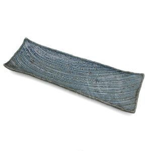 21-311 : rechteck Servierplatte, blau, 41x13; H=2,5 cm