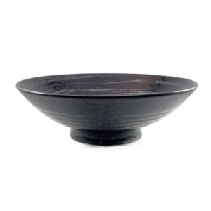 21-317 : Ramenbowl Hayase, flach, schwarz, ø = 24,5 cm; H = 7 cm