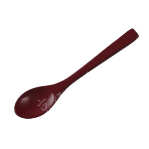 22-334 : Lacklöffel S, Holz, rot, 13,5 cm