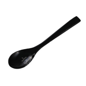 22-335 : Lacklöffel S, Holz, schwarz, 13,5 cm