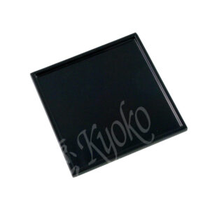 23-100 : Lacktablett, schwarz, 14 x 14 cm