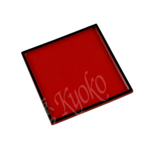 23-101 :Lacktablett, rot, 14 x 14 cm