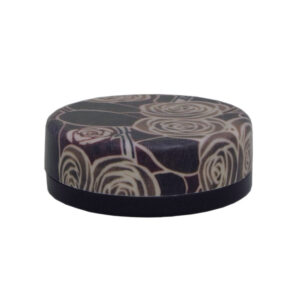 23-550 : Teedose Rose S, braun, ø = 9,5 cm; H = 3,5 cm