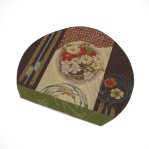 26-262 : Luncheon Matte Hana, BW, grün, H = 32 cm; B = 36 cm