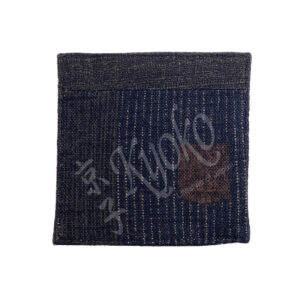 26-270 : Stoffuntersetzer Yoroke Shima, schwarz, 8 x 8 cm