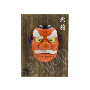 31-325 : Nohmaske Tengu, Keramik, 20.5 x 27.5 cm