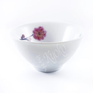 38601 : Yume no Yume Incense Bowl Pink plum flower