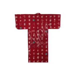 56-176 : Yukata Kanji, rot, 63"