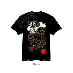 56-221 : T-Shirt Dragon, schwarz, L