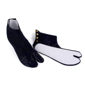 56-446 : Tabi, Satin, de Luxe, schwarz, 26 cm